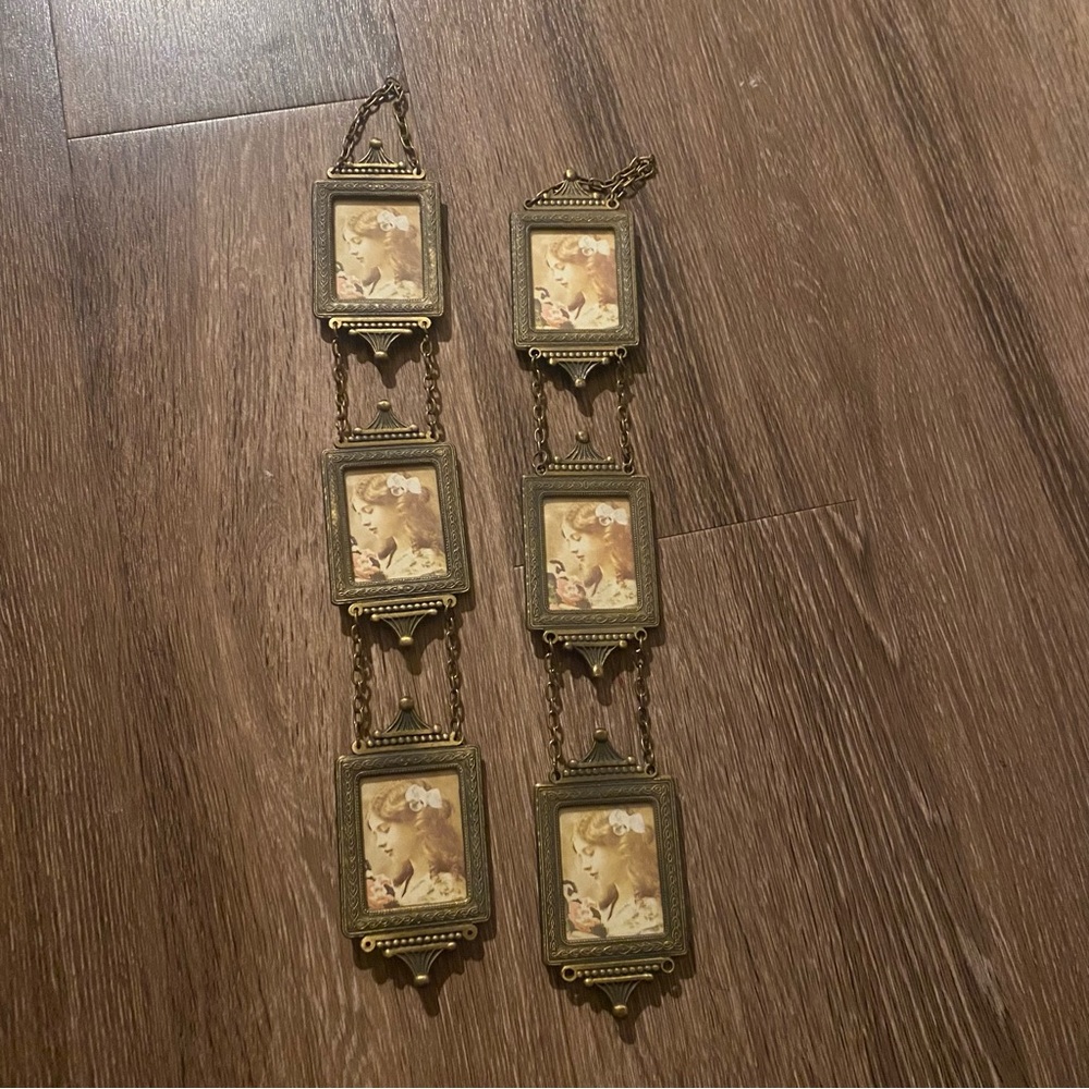 Vintage Style hanging mini frames